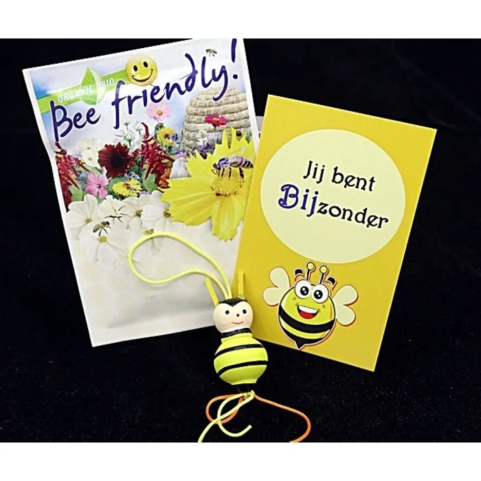 Bijen cadeau - Jij bent bijzonder - in organzazakje