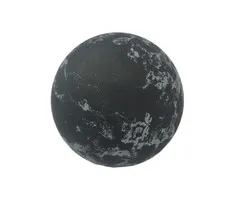 Shungiet bol 10 cm ongepolijst