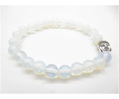 Armband Opaliet met boeddha hoofd