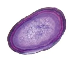Agaat schijf paars