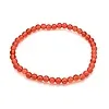 Fijne armband Carneool 4 mm