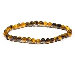 Fijne armband Tijgeroog 4 mm
