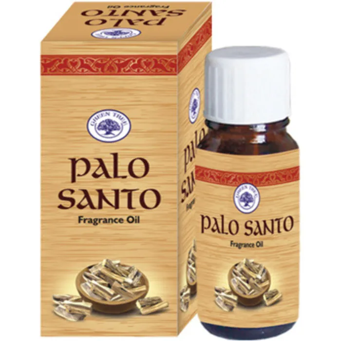 Palo Santo geurolie van Green Tree. Warm, zuiverend en rustgevend