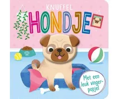 Knuffelhondje - vingerpopboek