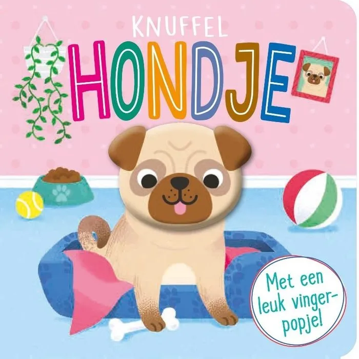 Knuffelhondje - vingerpopboek