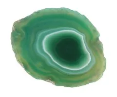 Agaatschijf groen