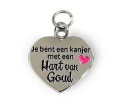 Bedeltje hart van goud