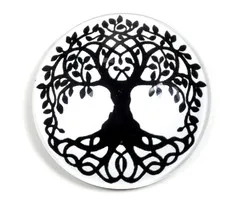 Magneet decoratie Levensboom met kaartje