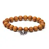 Mala armband sandelhout met Ganesha