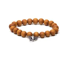 Mala armband sandelhout met Ganesha