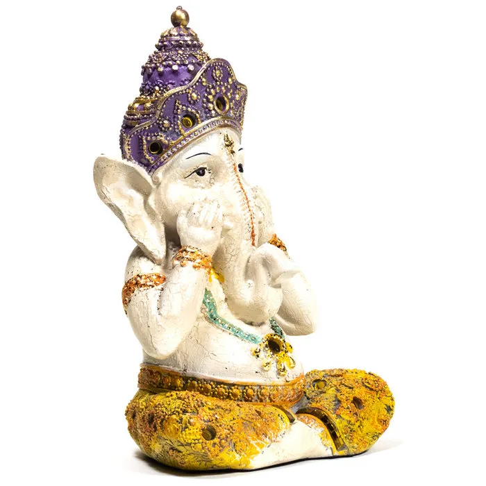 Yoga Ganesha beeldje zwijgen