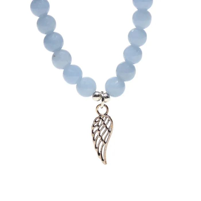 Angeliet armband met engelvleugel elastisch