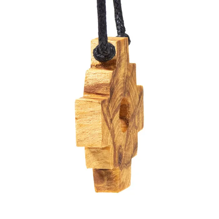 Palo Santo ketting Chakana Inca Kruis