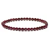 Granaat armband elastisch 4 mm