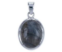 Zilver hanger labradoriet