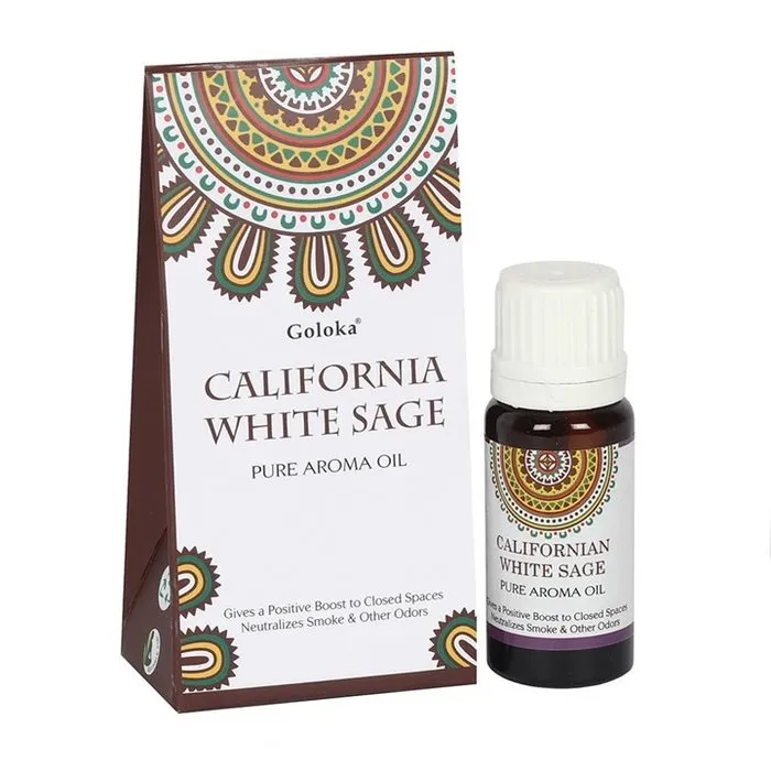 White Sage geurolie van Goloka. Zuiverend, fris en spiritueel