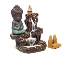 Backflow waterval wierookbrander Kleine boeddha