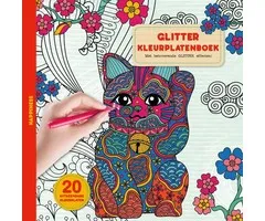 Glitter kleurplaten boek - Happiness