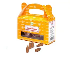 Sai Baba Sandalwood backflow cones