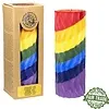Geurkaars regenboog golvend