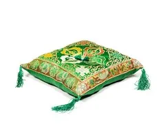 Klankschaalkussen deluxe dubbele dorje groen