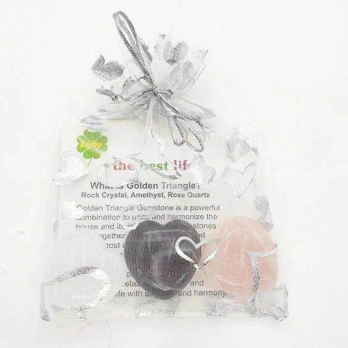 Gouden driehoek hartjes