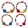 Houten Smiley Armband | Kleurrijke Kralenarmband