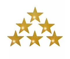 Kado Strooi Decoratie Ster Groot Goud 2 cm - 50 gram