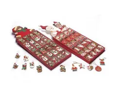 Kerstfiguren hout 144 stuks