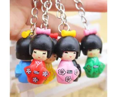 Sleutelhanger Japans gelukspoppetje