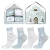 Kerstsokken in cadeaudoos 4 paar