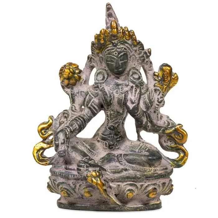 Groene Tara messing antiekgroene afwerking