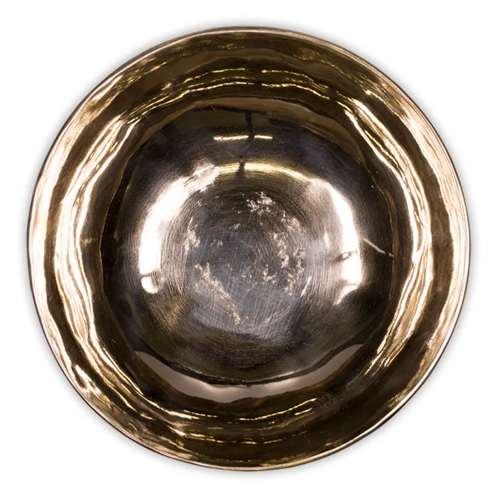 Klankschaal Shanti goudkleurig 400 a 500 gram