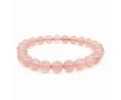 Armband Strawberry Quartz 8 mm