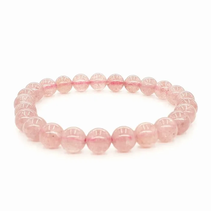 Armband Strawberry Quartz 8 mm