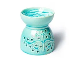 Olieverdamper Levensboom turquoise keramiek