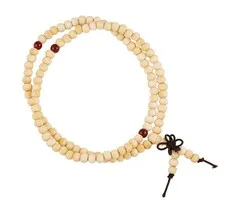 Mala hout elastisch met sierkralen