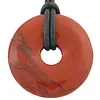 Donut 3 cm Jaspis rood