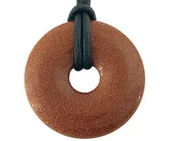 Donut 3 cm goudsteen