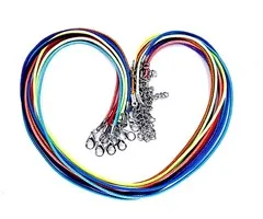 Gekleurde wax ketting