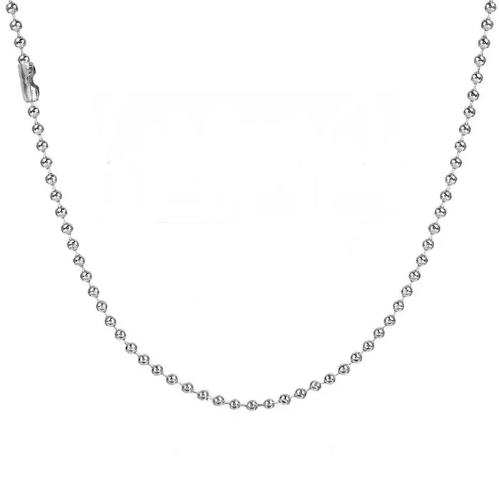 RVS stalen bolletjes ketting