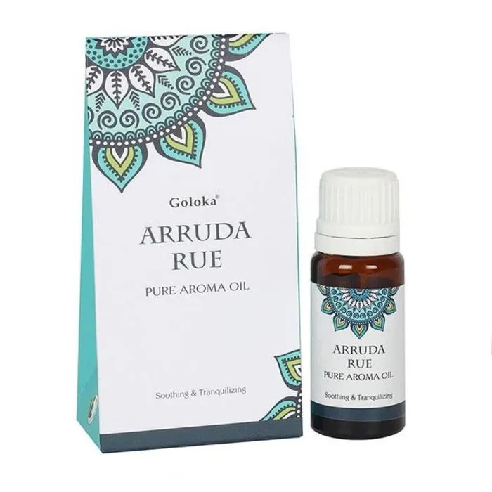 Arruda Rue geurolie van Goloka voor zuivering en energie. Fris en harmoniserend.