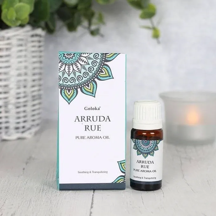 Arruda Rue geurolie van Goloka voor zuivering en energie. Fris en harmoniserend.