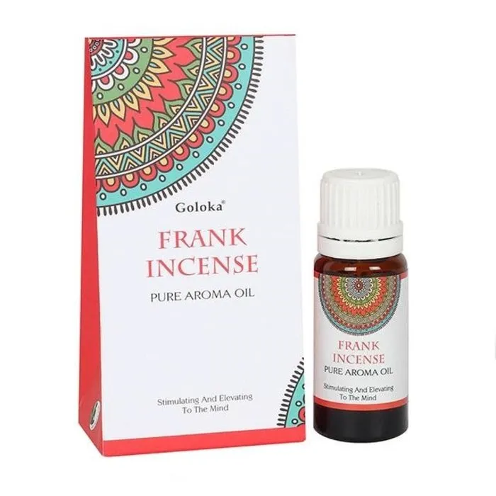 Frank Incense geurolie van Goloka. Zuiver, rustgevend en ideaal voor meditatie.