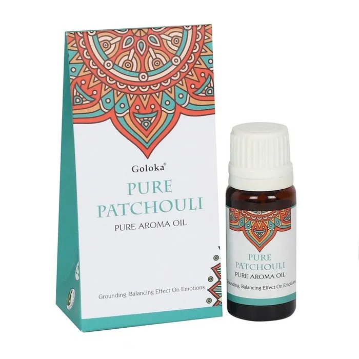 Patchouli geurolie van Goloka. Aards, rustgevend en harmoniserend.