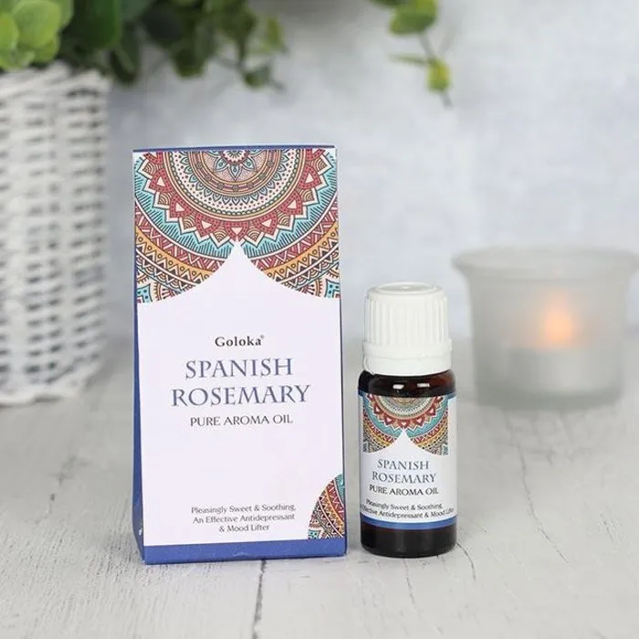 Spanish Rosemary geurolie van Goloka. Fris, kruidig en verhelderend.