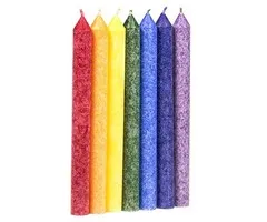 Chakra Geurkaarsen set 7 kaarsen