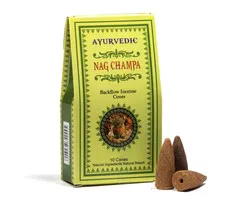 Ayurvedische Nag Champa backflow wierookkegels