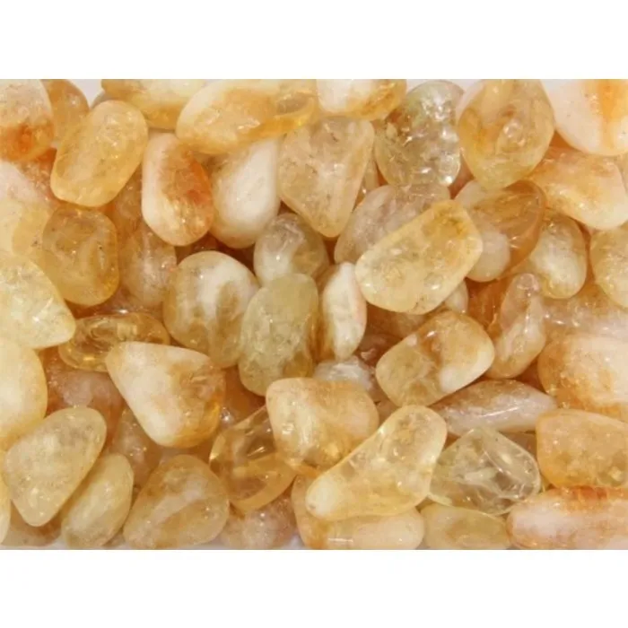 Citrien Kwarts getrommeld