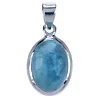 Zilver hanger Larimar